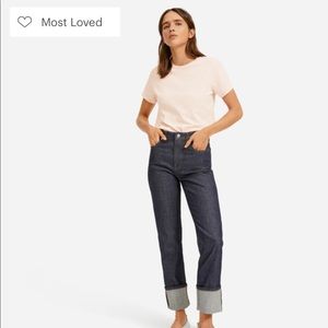 Everlane organic cotton box cut tee M
